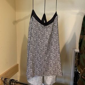 Black and white Express blouse